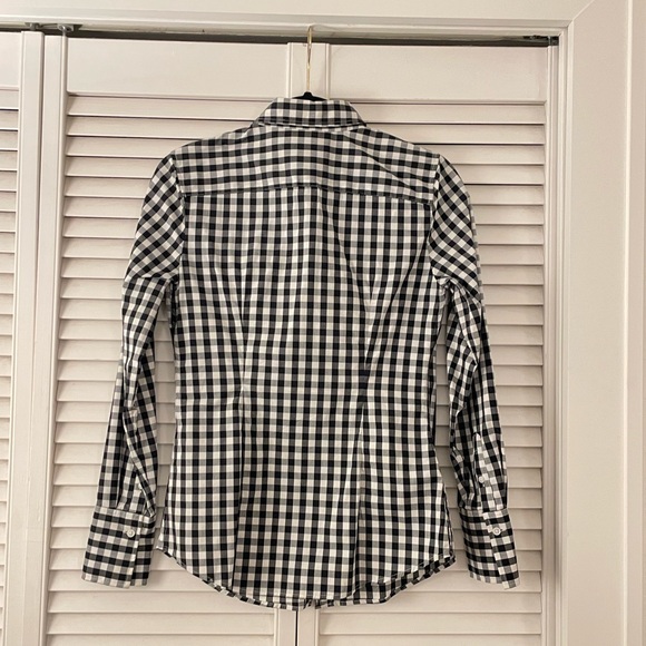 Banana Republic Riley Tailored Fit Gingham Shirt 0 - Picture 5 of 6